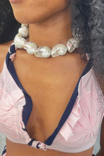 Load image into Gallery viewer, iridescent nautilus shell choker necklace