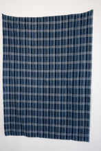 Load image into Gallery viewer, VINTAGE BONDOUKOU CLOTH IN INDIGO PLAID