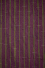 Load image into Gallery viewer, VINTAGE ASO OKE IN PURPLE WITH GREEN STRIPE