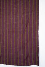 Load image into Gallery viewer, VINTAGE ASO OKE IN PURPLE WITH GREEN STRIPE
