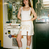 MATISSE SCOOPED TANK IN WHITE