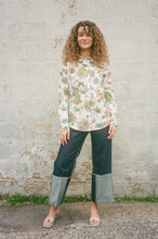 Load image into Gallery viewer, GREEN FLOWERS SHIRT