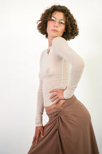 Load image into Gallery viewer, SHEER LONG SLEEVE IN CREAM