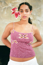 Load image into Gallery viewer, LUREX CAMISOLE IN PINK