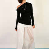 MANAHOU TOP IN BLACK