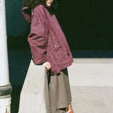 OUTDOOR HUNTING JACKET IN PURPLE