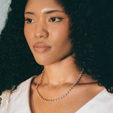 2 TONE TWISTER NECKLACE