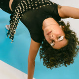 SHEER BABY TEE IN BLACK