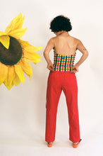 Load image into Gallery viewer, TIE PANTS IN RUBY RED