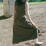 WRAP DRESS IN HERRINGBONE