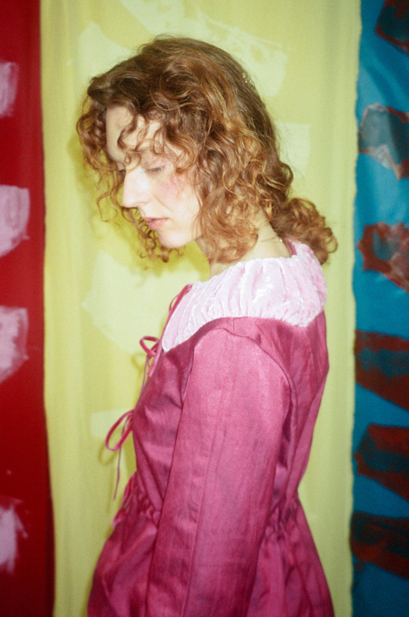 ATLAS CARDIGAN IN WINE - 100% SILK