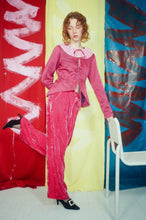 Load image into Gallery viewer, ATLAS CARDIGAN IN WINE - 100% SILK