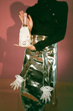 Load image into Gallery viewer, victorian delicate cotton linen lace bottle apron