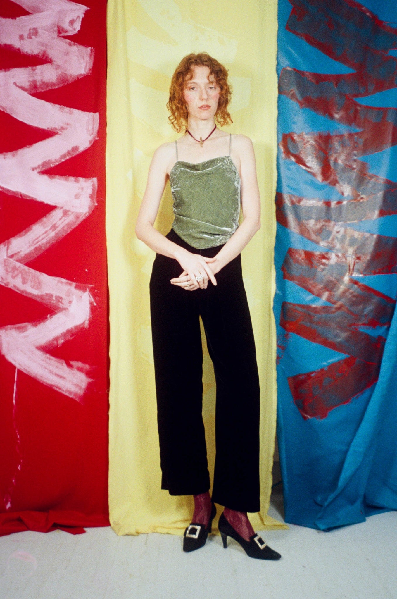 BOX-PLEAT TROUSER IN BLACK - 100% SILK