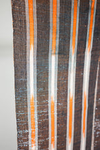Load image into Gallery viewer, Sparkly metallic brown and orange handwoven cloth