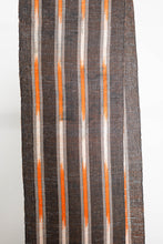 Load image into Gallery viewer, BROWN AND ORANGE HANDWOVEN STRIP CLOTH