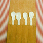 opulent hand carved mother of pearl spoon set