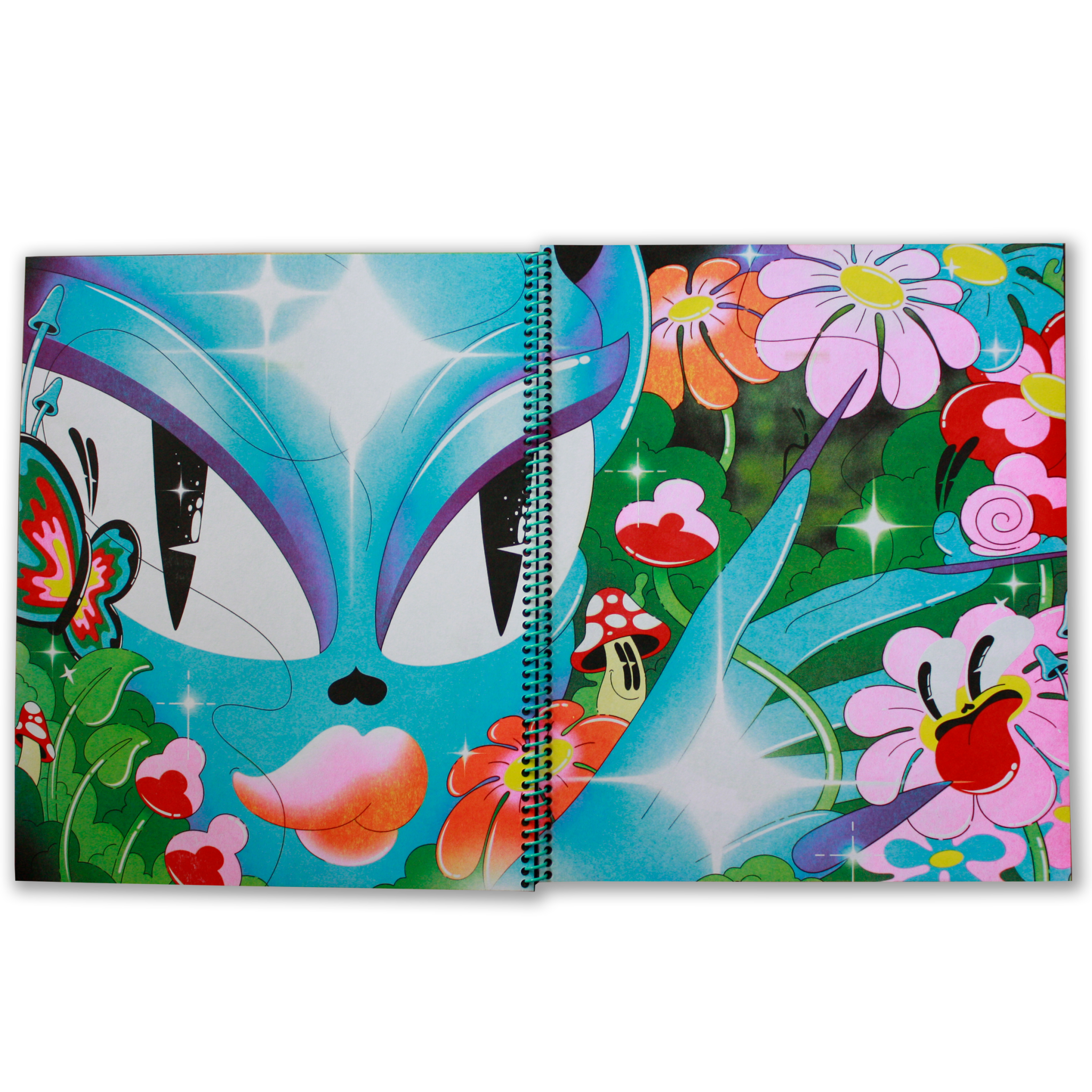 6 colour risograph zine