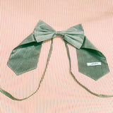 cotton poly shahi large statement hair bow