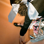 cotton poly shahi large statement hair bow