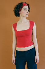 Load image into Gallery viewer, tomato red cotton thick 80s headband