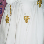 JESTER SKIRT IN WHITE - 100% SILK