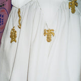 JESTER SKIRT IN WHITE - 100% SILK