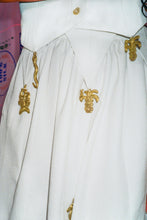 Load image into Gallery viewer, JESTER SKIRT IN WHITE - 100% SILK