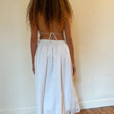 JESTER SKIRT IN WHITE - 100% SILK