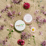 natural pink petalled face and body balm