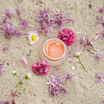 natural pink petalled face and body balm