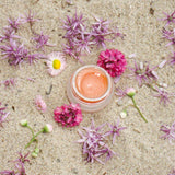 natural pink petalled face and body balm