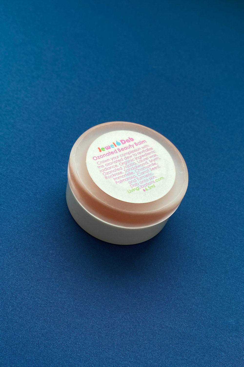 natural pink petalled face and body balm
