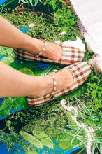 Load image into Gallery viewer, deadstock plaid leather mary jane shoe