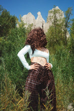 Load image into Gallery viewer, LUSH PANTS IN MOUNTAIN GRID VELVET - Story mfg