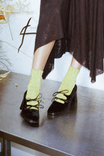 Load image into Gallery viewer, black velvet mary jane 90s heel with bows