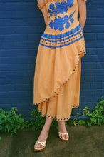 Load image into Gallery viewer, LIANA DRESS IN PAPAYA/BLUE PRESALE