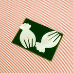 hand carved mother of pearl hand salad tongs