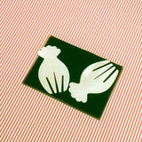 hand carved mother of pearl hand salad tongs