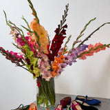 SATIN MARY JANE THEATRE SHOE IN CRIMSON - 100% SILK SHOP