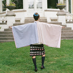 large cotton pinstripe button up shirt tablecloth