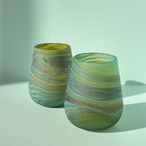 TUMBLER IN GREEN GLASS