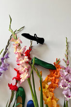 Load image into Gallery viewer, VELVET MARY JANE THEATRE SHOE IN BLACK LICORICE - 100% SILK SHOP