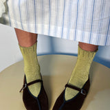 brown cotton velvet mary jane theatre slipper