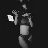 nylon spandex teal off shoulder lingerie crop top