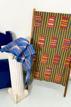 Load image into Gallery viewer, Primary coloured cotton handwoven ewe kente cloth