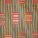 Primary coloured cotton handwoven ewe kente cloth