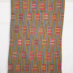 Primary coloured cotton handwoven ewe kente cloth