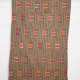 Primary coloured cotton handwoven ewe kente cloth