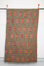 Load image into Gallery viewer, Primary coloured cotton handwoven ewe kente cloth
